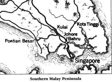 Map of Southern Malay Peninsula